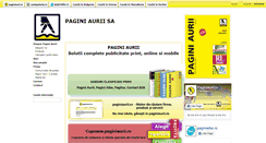 Desktop Screenshot of info.paginiaurii.ro